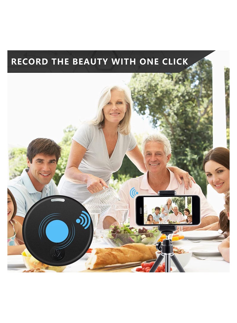 4 Pack Bluetooth Key Finder Locator, Mini Anti Lost Item Finder Tag Key Tracker Alarm For Pet, Key, Wallet, Luggage, Compatible With Ios And Android, with Key Ring (White, Black, Pink, Oranger, Round) - Image 5